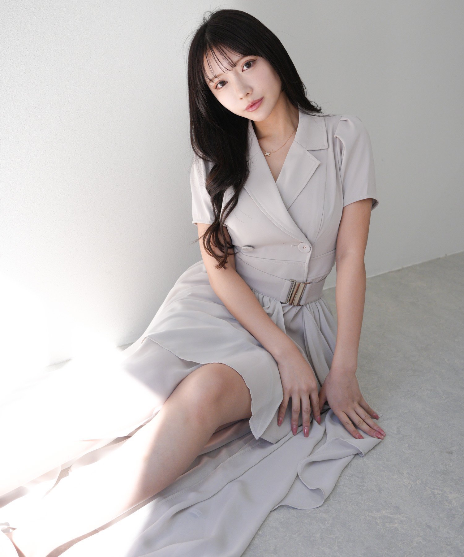 【リップサービス/LIP SERVICE】のLIP SERVICE/2wayフレアシフォンジャケットワンピース インテリア・キッズ・メンズ・レディースファッション・服の通販 founy(ファニー) 　ファッション　Fashion　レディースファッション　Fashion for Women　アウター　Coat / Outerwear Collection　レディースジャケット・軽アウター　Jackets　おすすめ　Recommended / Our Picks　エアリー　Airy Texture　サンダル　Sandals, Summer Shoes　シフォン　Chiffon, Lightweight Fabric　シャーリング　Shirring, Ruched　ジャケット　Jacket, Outerwear　スリット　Slit, Slit Detail　スリーブ　Sleeve, Long Sleeve / Short Sleeve　ベスト　Vest, Waistcoat　ベーシック　Basic, Essential　メタル　Metal, Metal Parts　ベージュ|ID: prp329100004603743 ipo3291000000032750806