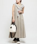 【コンバーストウキョウ/CONVERSE TOKYO】のSLEEVELESS GATHERED VOLUME DRESS ベージュ|ID: prp329100004603753 ipo3291000000032751005