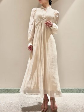 【スナイデル/SNIDEL】のフロントツイストワンピース 人気、トレンドファッション・服の通販 founy(ファニー) ファッション Fashion レディースファッション Fashion for Women ワンピース Dresses おすすめ Recommended / Our Picks とろみ Fluid, Flowy Fabric ウェーブ Wavy Pattern エレガント 上品 Elegant シアー Sheer, See-Through ツイスト Tweed, Tweed Fabric トレンド Trend, Trending Now ドレープ Drape, Draping Fabric フロント Front, Front Design ロング Long, Long-Length ワッシャー Washer, Crinkled Finish 今季 This Season, Current Season |ID:prp329100004603757