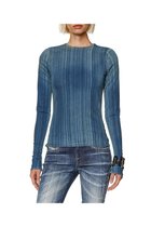 【ディーゼル/DIESEL】のレディース 長袖トップス インディゴ 人気、トレンドファッション・服の通販 founy(ファニー) ファッション Fashion レディースファッション Fashion for Women トップス・カットソー Cut & Sew Tops インディゴ Indigo Denim インナー Innerwear カーディガン Cardigan, Knitwear ストレッチ Stretch, Stretchy Fabric スリム Slim, Slim Fit デニム Denim, Jeans Material フィット Fit, Slim Fit リアル Real, Realistic 長袖 Long Sleeve, Full Sleeve thumbnail インディゴブルー|ID: prp329100004603759 ipo3291000000032751104
