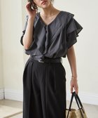 【ラナン/Ranan】のRanan/ビッグカラーフリルハーフスリーブブラウス 人気、トレンドファッション・服の通販 founy(ファニー) ファッション Fashion レディースファッション Fashion for Women トップス・カットソー Cut & Sew Tops シャツ・ブラウス・オフィスカジュアル Elegant Blouses & Button-Ups ギャザー Gathered, Ruffled スキニー Skinny, Slim Fit ダウン Down, Puffer チュニック Tunic, Long Top デコルテ Décolleté, Neckline デニム Denim, Jeans Material トレンド Trend, Trending Now フリル Frill, Ruffle ポケット Pocket, Pocket Detail ラッフル Ruffle, Frill レギンス Leggings, Stretch Pants ワイド Wide, Wide Fit おすすめ Recommended / Our Picks thumbnail チャコール|ID: prp329100004603761 ipo3291000000033548213