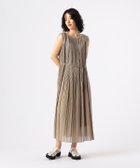 【コムサ/COMME CA】のラミーポリエステル プリーツドレス 15:サンドベージュ|ID: prp329100004603781 ipo3291000000032751427