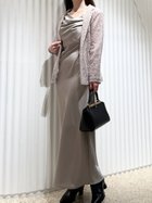【スナイデル/SNIDEL】のレースジャケット×サテンキャミワンピースSET GRY[006]|ID: prp329100004603803 ipo3291000000032751718