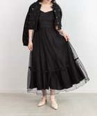 【ランダ/RANDA】の【HEART COLLECTION】ハートチュールロングワンピース BLACK|ID: prp329100004603804 ipo3291000000034072560