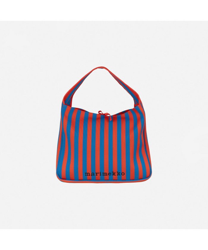 【マリメッコ/marimekko】のKnitted Bag Large Merirosvo ショルダーバッグ インテリア・キッズ・メンズ・レディースファッション・服の通販 founy(ファニー) https://founy.com/ ファッション Fashion レディースファッション Fashion for Women トップス・カットソー Cut & Sew Tops ニット Knit Tops & Sweaters バッグ Bags ストライプ Stripe, Striped Pattern ラップ Wrap, Wrap Design 旅行 Travel |ID: prp329100004603811 ipo3291000000032751769