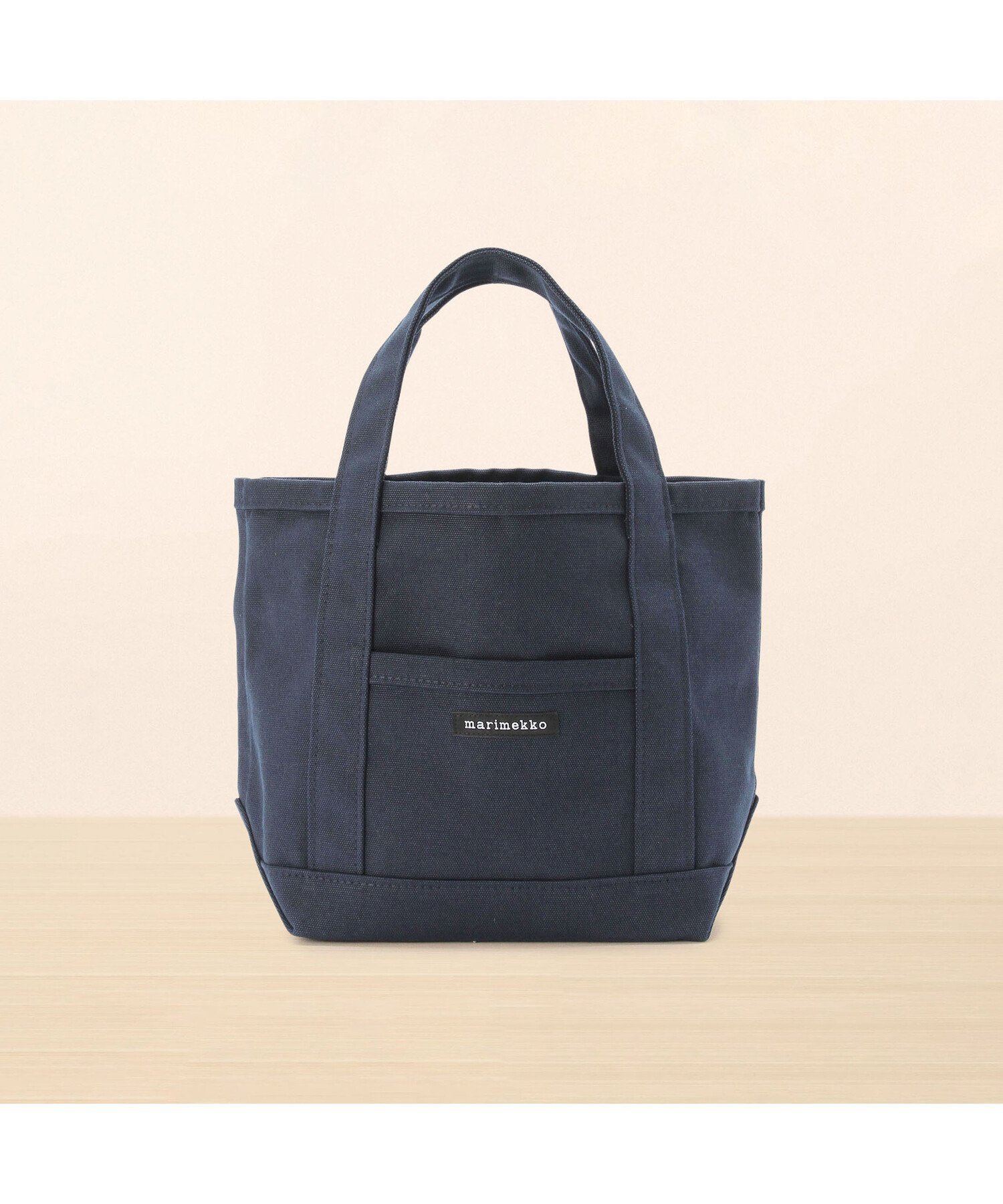 【マリメッコ/marimekko】の【日本限定】Raide Mini Peruskassi トートバッグ インテリア・キッズ・メンズ・レディースファッション・服の通販 founy(ファニー) 　ファッション　Fashion　レディースファッション　Fashion for Women　バッグ　Bags　キャンバス　Canvas, Canvas Fabric　シンプル　Simple, Minimal　ポケット　Pocket, Pocket Detail　人気　Popular, Best Seller　ダークブルー|ID: prp329100004603823 ipo3291000000032751895