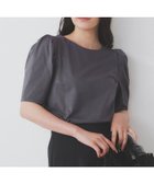 【インデックス/INDEX】の《7色展開/XS-LLサイズ》多機能タックスリーブトップス【汗ジミ防止/吸水速乾/接触冷感/UVケア/洗濯機洗い可】 チャコールグレー|ID: prp329100004603825 ipo3291000000033549408