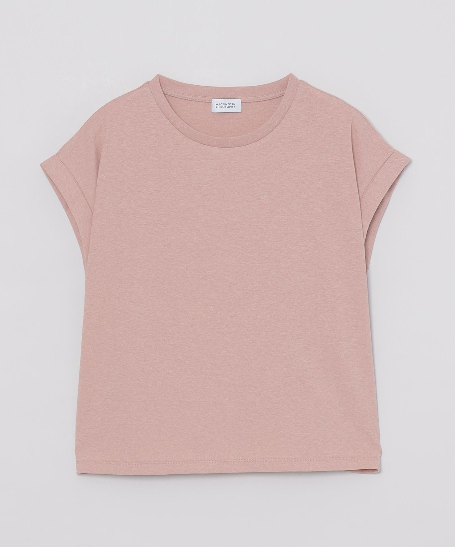 【マッキントッシュ フィロソフィー/MACKINTOSH PHILOSOPHY】のリネンミックスドルマンT インテリア・キッズ・メンズ・レディースファッション・服の通販 founy(ファニー) 　ファッション　Fashion　レディースファッション　Fashion for Women　カットソー　Cut and Sewn Top　シンプル　Simple, Minimal　バランス　Balance, Style Balance　ワンポイント　One Point, Statement Accent　ピンク|ID: prp329100004603834 ipo3291000000032752089