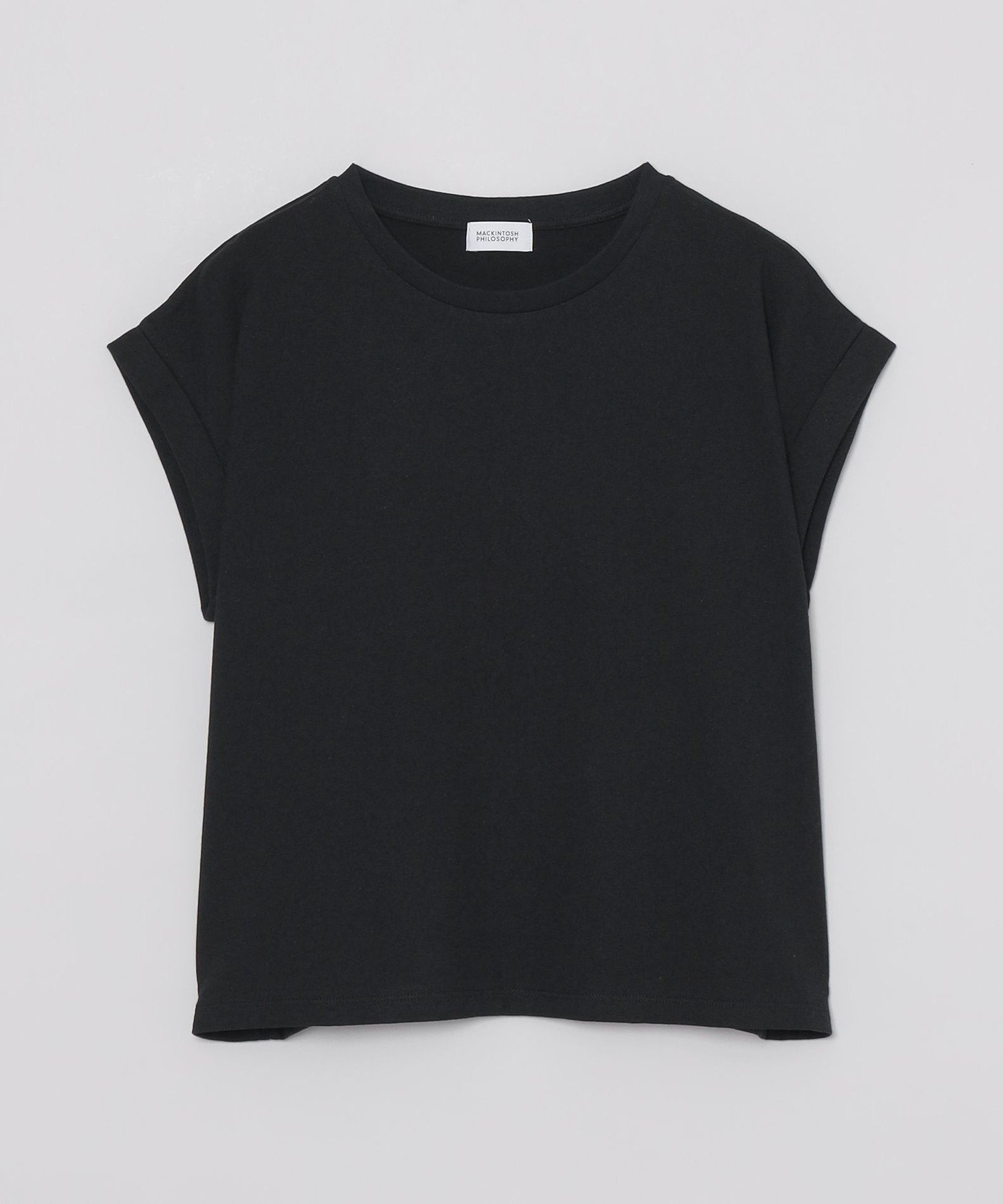 【マッキントッシュ フィロソフィー/MACKINTOSH PHILOSOPHY】のリネンミックスドルマンT インテリア・キッズ・メンズ・レディースファッション・服の通販 founy(ファニー) 　ファッション　Fashion　レディースファッション　Fashion for Women　カットソー　Cut and Sewn Top　シンプル　Simple, Minimal　バランス　Balance, Style Balance　ワンポイント　One Point, Statement Accent　ブラック|ID: prp329100004603834 ipo3291000000032752091