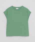 【マッキントッシュ フィロソフィー/MACKINTOSH PHILOSOPHY】のリネンミックスドルマンT 人気、トレンドファッション・服の通販 founy(ファニー) ファッション Fashion レディースファッション Fashion for Women カットソー Cut and Sewn Top シンプル Simple, Minimal バランス Balance, Style Balance ワンポイント One Point, Statement Accent thumbnail グリーン|ID: prp329100004603834 ipo3291000000032752101