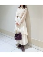 【スナイデル/SNIDEL】のアシメリブニットコンビワンピース IVR[003]|ID: prp329100004603835 ipo3291000000032752097