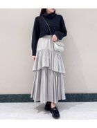【スナイデル/SNIDEL】のアシメリブニットコンビワンピース GRY[006]|ID: prp329100004603835 ipo3291000000032752099