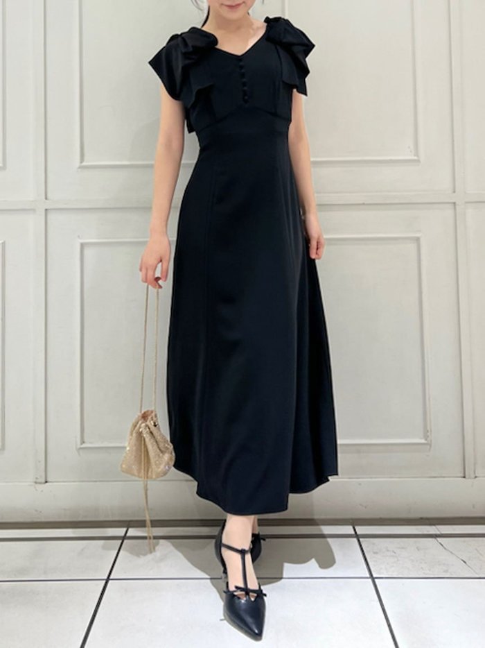 【スナイデル/SNIDEL】のリボンショルダードレス インテリア・キッズ・メンズ・レディースファッション・服の通販 founy(ファニー) https://founy.com/ ファッション Fashion レディースファッション Fashion for Women ワンピース Dresses フォーマル・パーティードレス・結婚式用ドレス Elegant & Casual Dresses オケージョン Occasion Wear 春 Spring 今季 This Season, Current Season シンプル Simple, Minimal トレンド Trend, Trending Now ドレス Dress, One-Piece 定番 Standard, Basic Item 人気 Popular, Best Seller フィット Fit, Slim Fit フロント Front, Front Design おすすめ Recommended / Our Picks エレガント 上品 Elegant |ID: prp329100004603844 ipo3291000000032752252