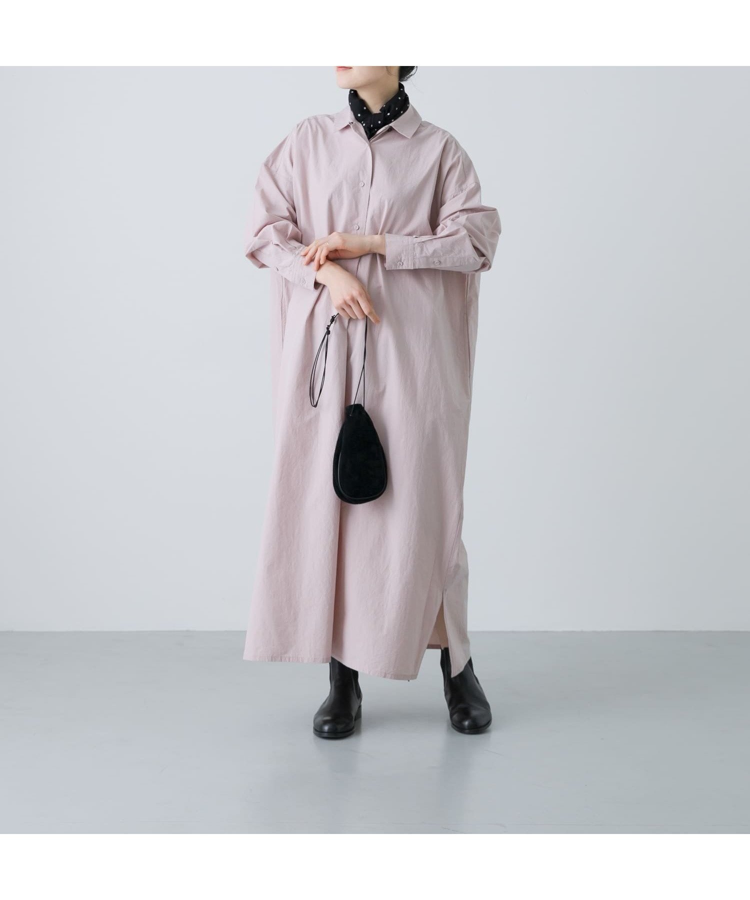 【かぐれ/kagure / URBAN RESEARCH】の『2サイズ展開』コットンシルクシャツワンピース 人気、トレンドファッション・服の通販 founy(ファニー) 　ファッション　Fashion　レディースファッション　Fashion for Women　ワンピース　Dresses　シャツワンピース / 1枚で着映えコーデ　Shirt Dresses　2025年　2025　2025春夏・S/S　Spring/Summer 2025 SS25　コンパクト　Compact, Small Size　シルク　Silk, 100% Silk　シンプル　Simple, Minimal　ストレート　Straight, Straight Cut　スリット　Slit, Slit Detail　ベスト　Vest, Waistcoat　ポケット　Pocket, Pocket Detail　ロング　Long, Long-Length　夏　Summer　S/S・春夏　SS, Spring/Summer, Warm Season　 other-1|ID: prp329100004603848 ipo3291000000032752287