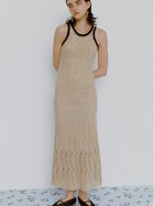 【フレイ アイディー/FRAY I.D】のメッシュレースアメスリニットワンピース BEG[037]|ID: prp329100004603850 ipo3291000000032752303