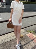 【スナイデル/SNIDEL】のLACOSTE/ポロワンピース WHT[001]|ID:prp329100004603851
