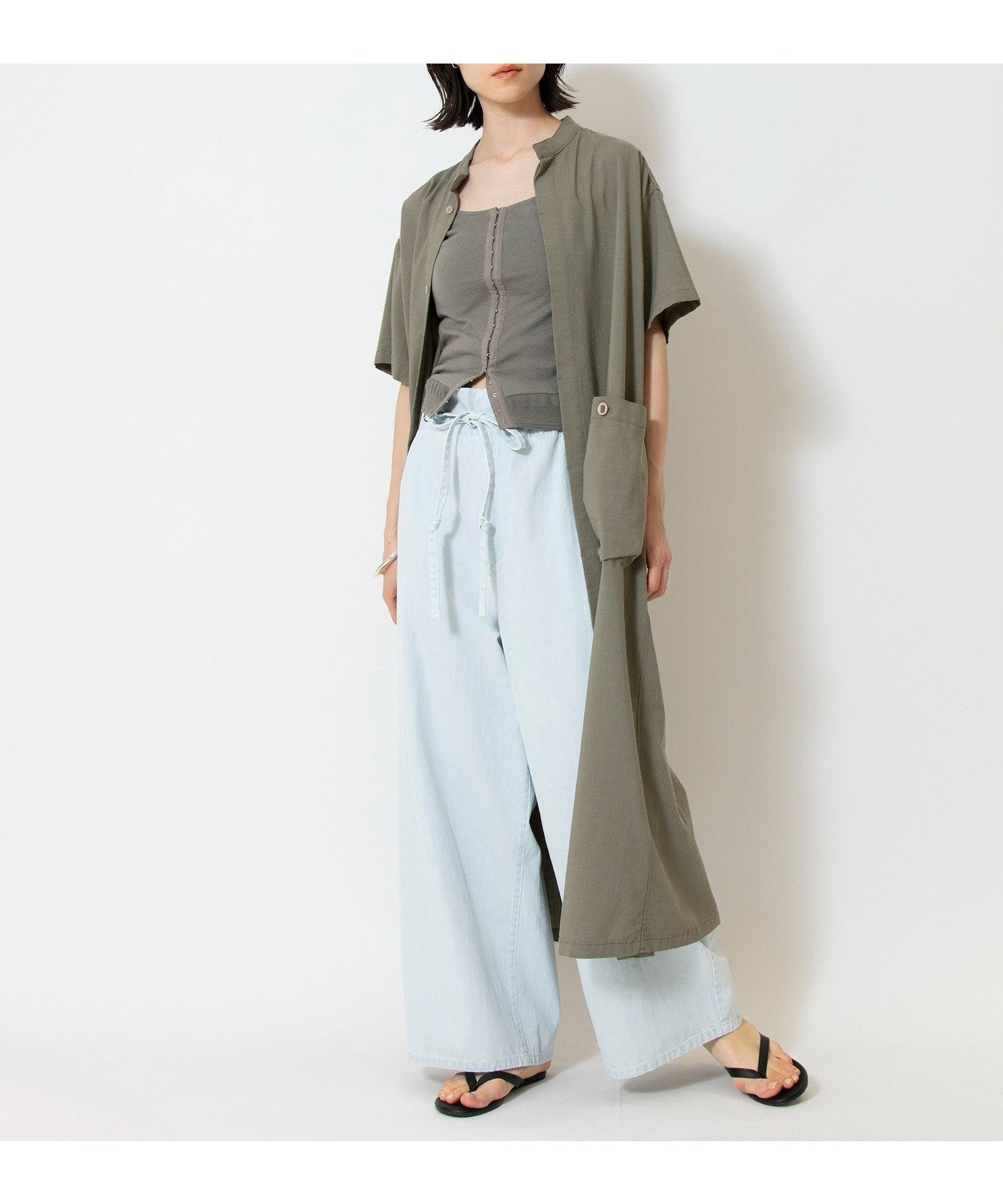 【ジョンブルプライベートラボ/Johnbull Private labo】のJohnbull/リネンライクスラブワンピース 人気、トレンドファッション・服の通販 founy(ファニー) 　ファッション　Fashion　レディースファッション　Fashion for Women　ワンピース　Dresses　シンプル　Simple, Minimal　ミックス　Mix, Mixed Style　リネン　Linen, Linen Fabric　エレガント 上品　Elegant　夏　Summer　 other-1|ID: prp329100004603868 ipo3291000000032752526
