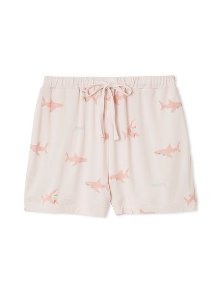 【ジェラート ピケ/gelato pique】のSHARK柄ショートパンツ インテリア・キッズ・メンズ・レディースファッション・服の通販 founy(ファニー) 　ファッション　Fashion　レディースファッション　Fashion for Women　パンツ　Pants & Trousers　ショートパンツ・ハーフパンツ　High-Waisted & Relaxed Shorts　なめらか　Smooth, Silky Texture　コレクション　Collection, Seasonal Line　ショート　Short, Short Length　モチーフ　Motif, Design Theme　夏　Summer　抗菌　Antibacterial, Bacteria-Resistant　犬　Dog　PNK[066]|ID: prp329100004603908 ipo3291000000032753060
