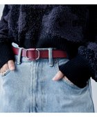 【その他のブランド/Other】のスクエアレザーベルト シルバーダークブラウン|ID: prp329100004603912 ipo3291000000032753145
