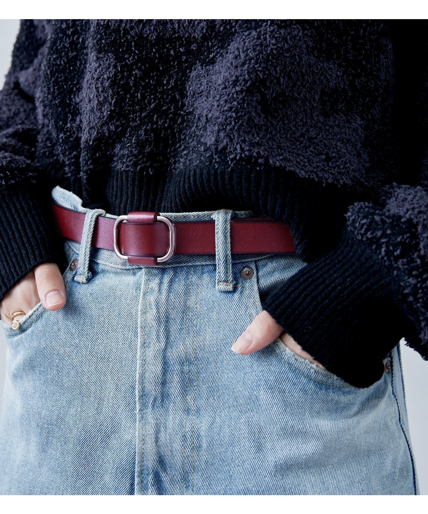 【その他のブランド/Other】のスクエアレザーベルト インテリア・キッズ・メンズ・レディースファッション・服の通販 founy(ファニー) 　ファッション　Fashion　レディースファッション　Fashion for Women　ベルト&ウエストマーク　Belts & Waist Accessories　シルバー　Silver, Metallic Silver　シンプル　Simple, Minimal　スクエア　Square, Square Shape　トレンド　Trend, Trending Now　ベーシック　Basic, Essential　シルバーダークブラウン|ID: prp329100004603912 ipo3291000000032753145
