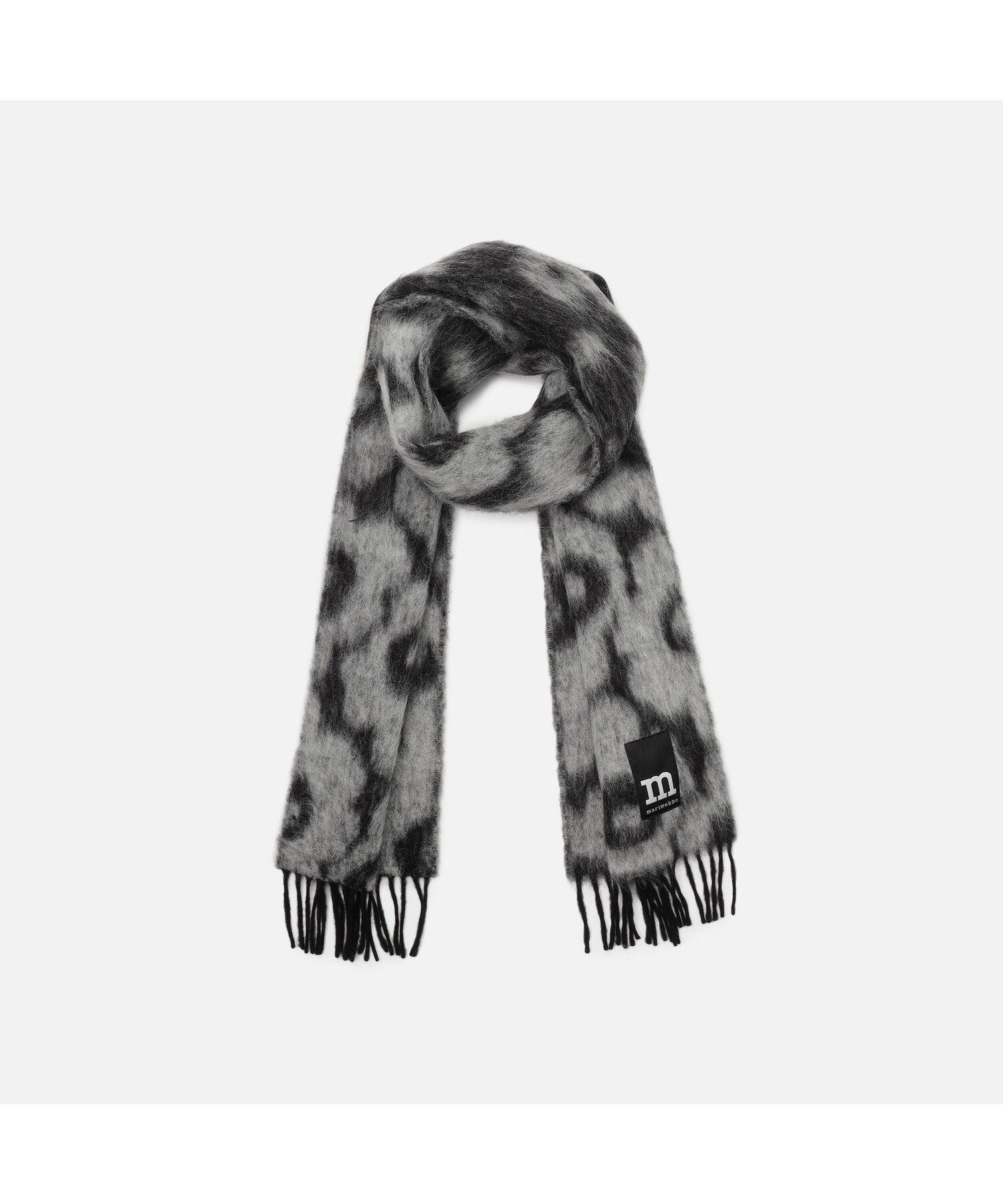 【マリメッコ/marimekko】のAinainen Unikko ショール インテリア・キッズ・メンズ・レディースファッション・服の通販 founy(ファニー) 　ファッション　Fashion　レディースファッション　Fashion for Women　ショール　Shawl, Wrap　フェルト　Felt, Felt Fabric　ロング　Long, Long-Length　冬　Winter / This Winter　ブラック×ホワイト|ID: prp329100004603918 ipo3291000000032753217