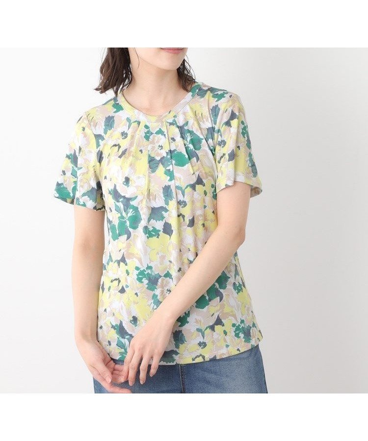 【ローラアシュレイ/LAURA ASHLEY】の【洗える/ジャージ素材/同柄アイテムあり】オーズビー ハイドランジア柄 プルオーバー 人気、トレンドファッション・服の通販 founy(ファニー) 　ファッション　Fashion　レディースファッション　Fashion for Women　トップス・カットソー　Cut & Sew Tops　カジュアルプルオーバー・ニットトップス　Pullovers & Knit Tops / Casual Pullovers　おすすめ　Recommended / Our Picks　シンプル　Simple, Minimal　プリント　Print, Printed Pattern　洗える　Machine Washable　 other-1|ID: prp329100004603921 ipo3291000000032753313