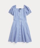 【ラルフローレン/RALPH LAUREN / KIDS】の(ガールズ 7才~16才)ギンガム リネンコットン ドレス 人気、トレンドファッション・服の通販 founy(ファニー) ファッション Fashion キッズファッション Fashion for Kids ワンピース Dresses ウォッシュ Washed Finish ギンガム Gingham, Gingham Fabric スリーブ Sleeve, Long Sleeve / Short Sleeve ドレス Dress, One-Piece バルーン Balloon, Balloon Silhouette フィット Fit, Slim Fit フレア Flare, Flared モチーフ Motif, Design Theme リネン Linen, Linen Fabric 半袖 Short Sleeve, Half Sleeve thumbnail 400ブルー|ID: prp329100004603934 ipo3291000000032753623