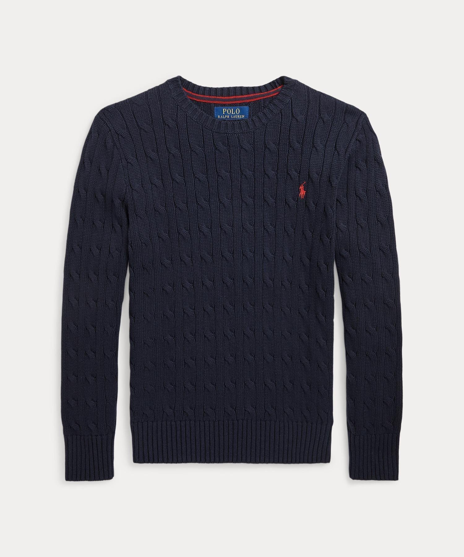 【ラルフローレン/RALPH LAUREN / KIDS】の(ボーイズ 8才~20才)ケーブルニット コットン セーター 人気、トレンドファッション・服の通販 founy(ファニー) 　ファッション　Fashion　キッズファッション　Fashion for Kids　ウォッシュ　Washed Finish　カフス　Cuff Design　セーター　Sweater, Knitwear　ボーイズ　Boyish, Boy Style　リブニット　Rib Knit, Ribbed Knit　長袖　Long Sleeve, Full Sleeve　 other-1|ID: prp329100004603936 ipo3291000000032753626