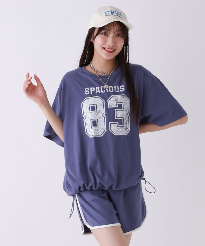 【レピピアルマリオ/repipi armario / KIDS】のナンバリングセットアップ インテリア・キッズ・メンズ・レディースファッション・服の通販 founy(ファニー) https://founy.com/ ファッション Fashion キッズファッション Fashion for Kids セットアップ Set-Up, Coordinated Outfit ドローコード Drawcord, Drawstring Cord フロント Front, Front Design ボトム Bottoms, Lower Wear |ID: prp329100004603939 ipo3291000000032753728