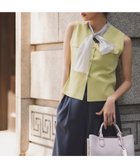 【ナチュラル ビューティー ベーシック/NATURAL BEAUTY BASIC】のダブルポケットニットベスト ライム|ID: prp329100004603940 ipo3291000000032753733