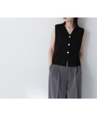 【ナチュラル ビューティー ベーシック/NATURAL BEAUTY BASIC】のダブルポケットニットベスト クロ|ID: prp329100004603940 ipo3291000000032753734