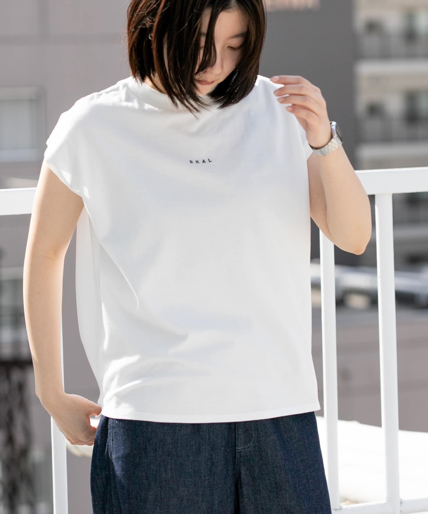 【アーバンリサーチ ドアーズ/URBAN RESEARCH DOORS】のフレンチスリーブカットソー インテリア・キッズ・メンズ・レディースファッション・服の通販 founy(ファニー) 　ファッション　Fashion　レディースファッション　Fashion for Women　トップス・カットソー　Cut & Sew Tops　カットソー・ベーシックTシャツ　Cut-and-Sewn Tops / Stretch Tees & Basics　2025年　2025　2025春夏・S/S　Spring/Summer 2025 SS25　インナー　Innerwear　カットソー　Cut and Sewn Top　スリーブ　Sleeve, Long Sleeve / Short Sleeve　フレンチ　French, French Style　ベーシック　Basic, Essential　ロング　Long, Long-Length　夏　Summer　S/S・春夏　SS, Spring/Summer, Warm Season　ホワイト|ID: prp329100004603948 ipo3291000000032753907