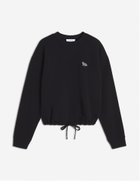 【メゾン キツネ/MAISON KITSUNE】のMaison Kitsune/BABY FOX PATCH DRAWSTRING COMFORT SWEATSHIRT BLACK|ID: prp329100004603959 ipo3291000000032754046