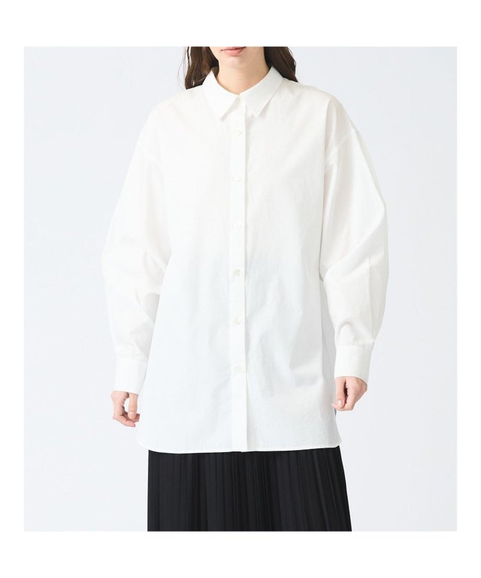 【マーコート/MARcourt】のmizuiro ind メンズライクワイドシャツ インテリア・キッズ・メンズ・レディースファッション・服の通販 founy(ファニー) https://founy.com/ ファッション Fashion レディースファッション Fashion for Women トップス・カットソー Cut & Sew Tops シャツ・ブラウス・オフィスカジュアル Elegant Blouses & Button-Ups カフス Cuff Design シンプル Simple, Minimal ストライプ Stripe, Striped Pattern チェック Check, Plaid, Tartan トリプル Triple, Three Layers ビッグ Big, Oversized ブロード Broadcloth, Fine Cotton ベーシック Basic, Essential ポケット Pocket, Pocket Detail レギュラー Regular, Standard Fit 無地 Plain, Solid Color 長袖 Long Sleeve, Full Sleeve |ID: prp329100004603969 ipo3291000000032754181