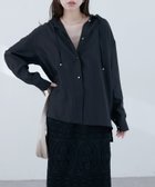 【ナチュラルクチュール/natural couture】の【sherbet line】接触冷感 フーデッド羽織シャツ 人気、トレンドファッション・服の通販 founy(ファニー) ファッション Fashion レディースファッション Fashion for Women トップス・カットソー Cut & Sew Tops シャツ・ブラウス・オフィスカジュアル Elegant Blouses & Button-Ups インナー Innerwear キャミソール Camisole, Spaghetti Strap Top シアー Sheer, See-Through トレンド Trend, Trending Now ポケット Pocket, Pocket Detail 羽織 Haori, Light Jacket 夏 Summer 2025年 2025 2025春夏・S/S Spring/Summer 2025 SS25 thumbnail ブラック|ID: prp329100004603976 ipo3291000000033543816
