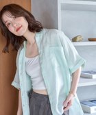 【スタディオ クリップ/studio CLIP】の【リネン100%】ハーフスリーブシャツ 人気、トレンドファッション・服の通販 founy(ファニー) ファッション Fashion レディースファッション Fashion for Women トップス・カットソー Cut & Sew Tops シャツ・ブラウス・オフィスカジュアル Elegant Blouses & Button-Ups おすすめ Recommended / Our Picks シンプル Simple, Minimal スリーブ Sleeve, Long Sleeve / Short Sleeve タンク Tank Top, Sleeveless Top デニム Denim, Jeans Material ハーフ Half, Half-Length フレンチ French, French Style フロント Front, Front Design ベーシック Basic, Essential リネン Linen, Linen Fabric エレガント 上品 Elegant 夏 Summer 羽織 Haori, Light Jacket thumbnail ライトグリーン72|ID: prp329100004603991 ipo3291000000033192229