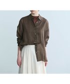 【ノーク/N.O.R.C】の麻シアーシャツ 人気、トレンドファッション・服の通販 founy(ファニー) ファッション Fashion レディースファッション Fashion for Women トップス・カットソー Cut & Sew Tops シャツ・ブラウス・オフィスカジュアル Elegant Blouses & Button-Ups おすすめ Recommended / Our Picks キャミソール Camisole, Spaghetti Strap Top タンク Tank Top, Sleeveless Top ドロップ Drop Shoulder, Dropped Style thumbnail ブラウン|ID: prp329100004603997 ipo3291000000032754599