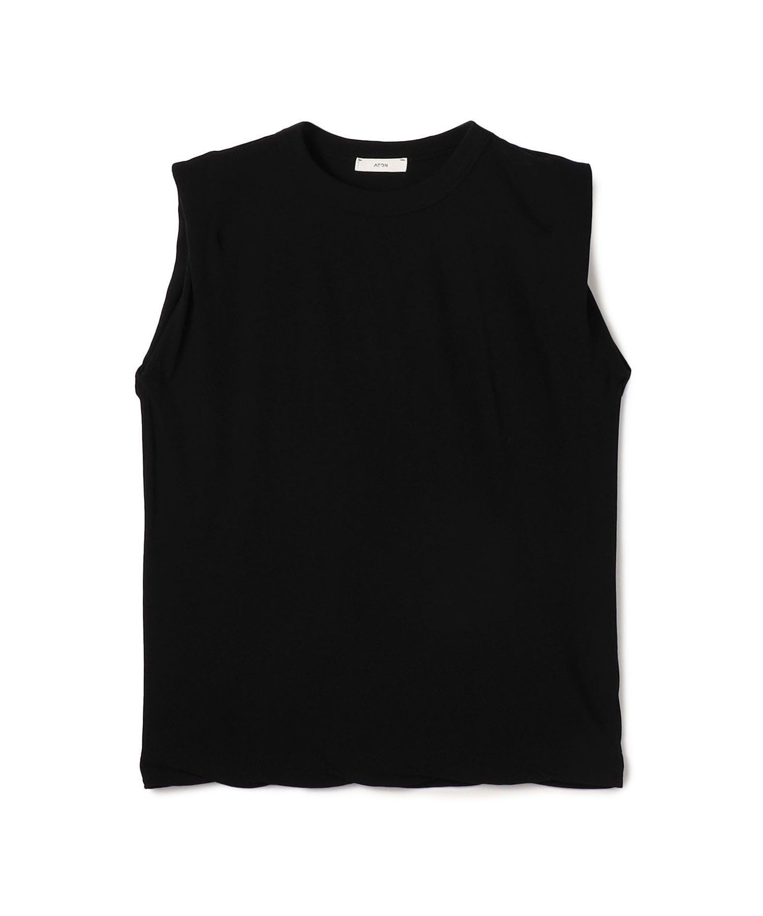 【トゥモローランド/TOMORROWLAND】のATON TANK ノースリーブプルオーバー インテリア・キッズ・メンズ・レディースファッション・服の通販 founy(ファニー) 　ファッション　Fashion　レディースファッション　Fashion for Women　トップス・カットソー　Cut & Sew Tops　キャミソール&ノースリーブ　Camisoles & Sleeveless Tops　カジュアルプルオーバー・ニットトップス　Pullovers & Knit Tops / Casual Pullovers　インド　Indian Textile　サマー　Summer, Summer Style　スタンダード　Standard, Basic　トレンド　Trend, Trending Now　定番　Standard, Basic Item　ノースリーブ　Sleeveless, No-Sleeve　リアル　Real, Realistic　A/W・秋冬　Autumn/Winter　19 ブラック|ID: prp329100004603998 ipo3291000000032754611