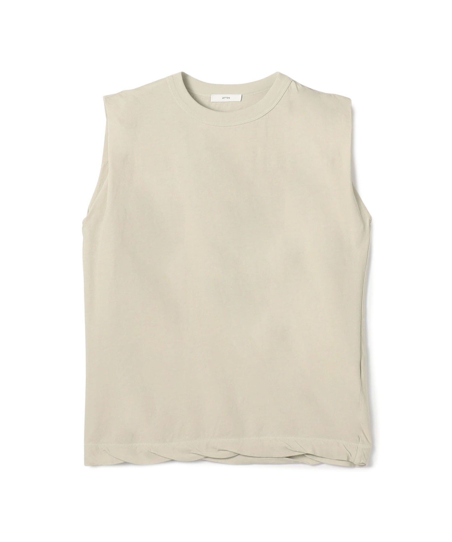 【トゥモローランド/TOMORROWLAND】のATON TANK ノースリーブプルオーバー インテリア・キッズ・メンズ・レディースファッション・服の通販 founy(ファニー) 　ファッション　Fashion　レディースファッション　Fashion for Women　トップス・カットソー　Cut & Sew Tops　キャミソール&ノースリーブ　Camisoles & Sleeveless Tops　カジュアルプルオーバー・ニットトップス　Pullovers & Knit Tops / Casual Pullovers　インド　Indian Textile　サマー　Summer, Summer Style　スタンダード　Standard, Basic　トレンド　Trend, Trending Now　定番　Standard, Basic Item　ノースリーブ　Sleeveless, No-Sleeve　リアル　Real, Realistic　A/W・秋冬　Autumn/Winter　41 ライトベージュ|ID: prp329100004603998 ipo3291000000032754613