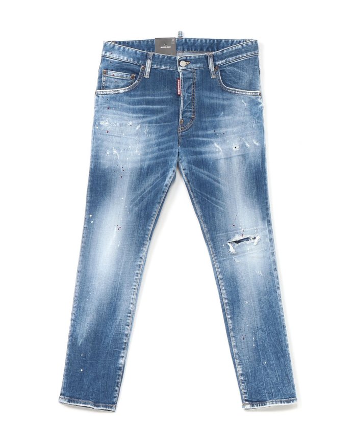 【ディースクエアード/DSQUARED2 / MEN】のCORDUROY PATCHES WASH SKATER JEANS インテリア・キッズ・メンズ・レディースファッション・服の通販 founy(ファニー) https://founy.com/ ファッション Fashion メンズファッション Fashion for Men サンダル Sandals, Summer Shoes デニム Denim, Jeans Material ミックス Mix, Mixed Style 冬 Winter / This Winter 夏 Summer |ID: prp329100004604000 ipo3291000000032754640
