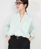 【スローブ イエナ/SLOBE IENA】の《一部店舗・WEB限定カラーあり/追加》ファインOXオーバーロングシャツ 人気、トレンドファッション・服の通販 founy(ファニー) ファッション Fashion レディースファッション Fashion for Women トップス・カットソー Cut & Sew Tops シャツ・ブラウス・オフィスカジュアル Elegant Blouses & Button-Ups 2025年 2025 2025春夏・S/S Spring/Summer 2025 SS25 thumbnail グリーン|ID: prp329100004604009 ipo3291000000033337775