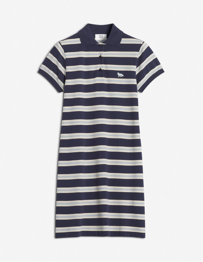 【メゾン キツネ/MAISON KITSUNE】のBABY FOX PATCH MULTI STRIPES POLO DRESS インテリア・キッズ・メンズ・レディースファッション・服の通販 founy(ファニー) https://founy.com/ ファッション Fashion レディースファッション Fashion for Women ワンピース Dresses フォーマル・パーティードレス・結婚式用ドレス Elegant & Casual Dresses パッチ Patch, Appliqué フィット Fit, Slim Fit レギュラー Regular, Standard Fit 半袖 Short Sleeve, Half Sleeve 夏 Summer S/S・春夏 SS, Spring/Summer, Warm Season |ID: prp329100004604016 ipo3291000000032754852