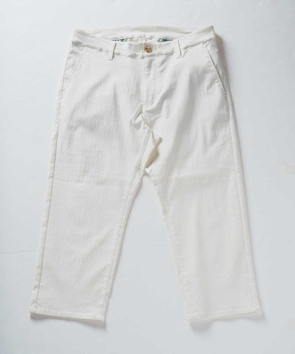 【メンズビギトーキョー/Men's Bigi / MEN】のハイパーストレッチヘリンボン7分丈パンツ インテリア・キッズ・メンズ・レディースファッション・服の通販 founy(ファニー) 　ファッション　Fashion　メンズファッション　Fashion for Men　ボトムス　Bottoms　スラックス　Slacks, Dress Pants　スリム　Slim, Slim Fit　テーパード　Tapered, Tapered Pants　無地　Plain, Solid Color　おすすめ　Recommended / Our Picks　エレガント 上品　Elegant　ビジネス 仕事 通勤　Business / Work / Commuting　ホワイト|ID: prp329100004604021 ipo3291000000032754971