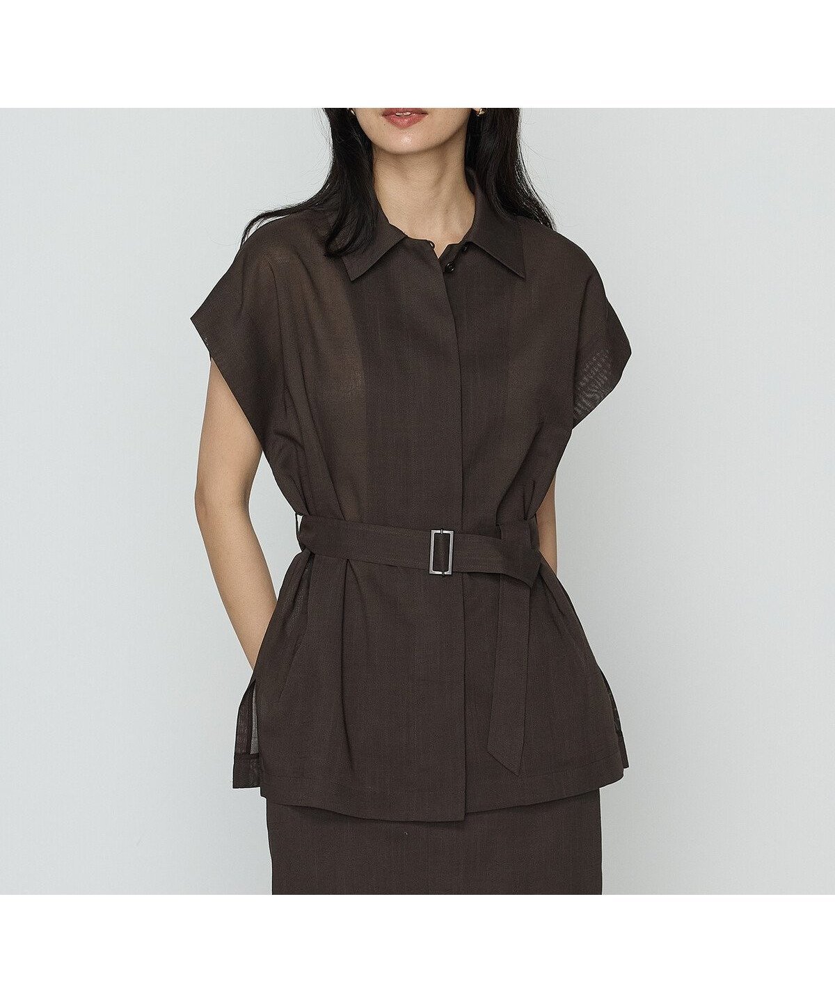 【コムサ/COMME CA】のシアーボイル ジレ 人気、トレンドファッション・服の通販 founy(ファニー) 　ファッション　Fashion　レディースファッション　Fashion for Women　アウター　Coat / Outerwear Collection　トップス・カットソー　Cut & Sew Tops　ベスト&ジレ / 重ね着スタイル　Vests & Gilets　ジャケット　Jacket, Outerwear　スリーブ　Sleeve, Long Sleeve / Short Sleeve　トレンチ　Trench, Trench Coat　フレンチ　French, French Style　無地　Plain, Solid Color　おすすめ　Recommended / Our Picks　 other-1|ID: prp329100004604035 ipo3291000000032755193