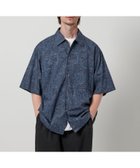 【ビューティ&ユース ユナイテッドアローズ/BEAUTY&YOUTH / UNITED ARROWS / MEN】のロンシャン バティック キャンプカラー グランデシャツ COBALT|ID: prp329100004604039 ipo3291000000032755214