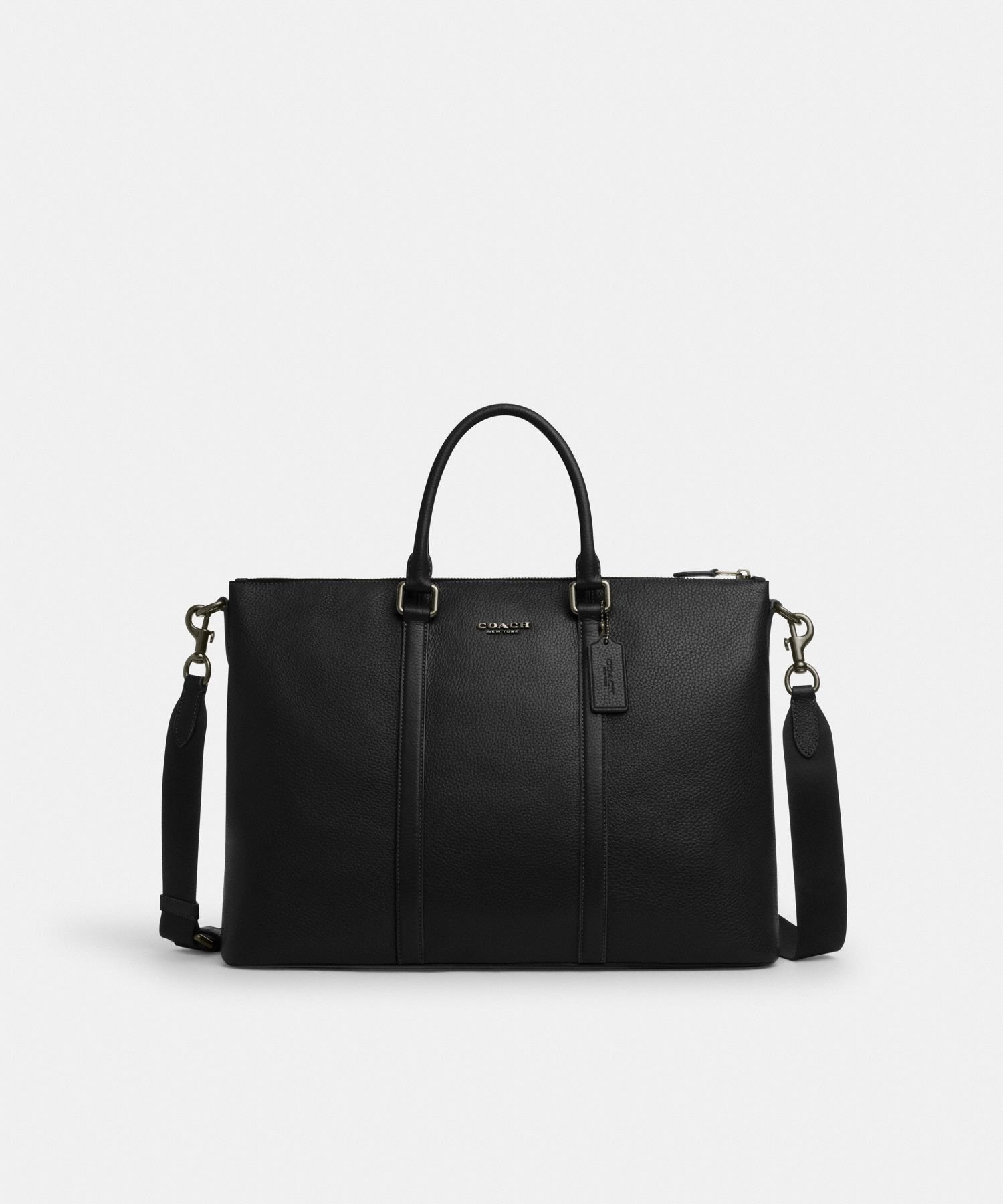 【コーチ/COACH / MEN】の【公式】ケイレブ ワーク バッグ インテリア・キッズ・メンズ・レディースファッション・服の通販 founy(ファニー) 　ファッション　Fashion　メンズファッション　Fashion for Men　バッグ　Bags　ポケット　Pocket, Pocket Detail　ラップ　Wrap, Wrap Design　ワーク　Workwear, Utility Style　BLACK|ID: prp329100004604043 ipo3291000000033559741