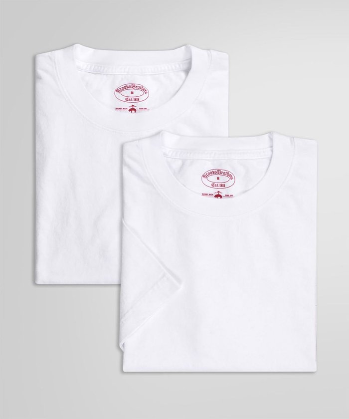 【ブルックス ブラザーズ/Brooks Brothers / MEN】のコットン 2パック クルーネック Tシャツ Made in USA インテリア・キッズ・メンズ・レディースファッション・服の通販 founy(ファニー) https://founy.com/ ファッション Fashion メンズファッション Fashion for Men アンダー Underwear Essentials シンプル Simple, Minimal スウェット / スエット Sweatshirt, Sweatwear セーター Sweater, Knitwear |ID: prp329100004604047 ipo3291000000032755282