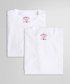 【ブルックス ブラザーズ/Brooks Brothers / MEN】のコットン 2パック クルーネック Tシャツ Made in USA ホワイト|ID: prp329100004604047 ipo3291000000032755283