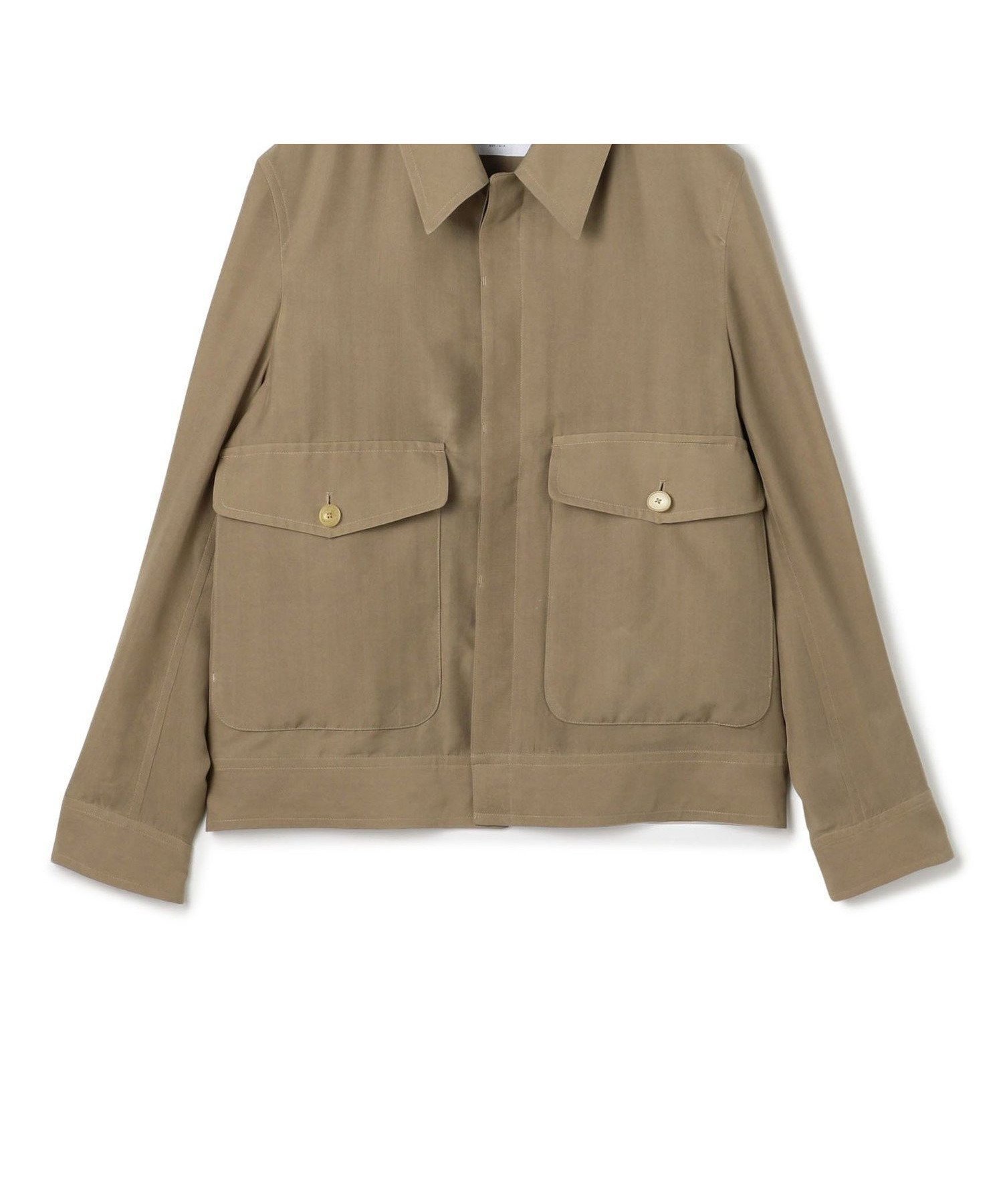 【トゥモローランド/TOMORROWLAND / MEN】のシルク フライトジャケット インテリア・キッズ・メンズ・レディースファッション・服の通販 founy(ファニー) 　ファッション　Fashion　メンズファッション　Fashion for Men　シルク　Silk, 100% Silk　ジャケット　Jacket, Outerwear　スラックス　Slacks, Dress Pants　ダブル　Double, Double-Breasted　テーラード　Tailored, Tailored Fit　パッチ　Patch, Appliqué　ファブリック　Fabric, Textile　フラップ　Flap, Flap Pocket　ブルゾン　Blouson, Bomber Jacket　ポケット　Pocket, Pocket Detail　モダン　Modern, Contemporary　エレガント 上品　Elegant　夏　Summer　春　Spring　S/S・春夏　SS, Spring/Summer, Warm Season　45 キャメル|ID: prp329100004604048 ipo3291000000032755298