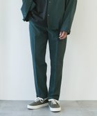 【アーバンリサーチ ドアーズ/URBAN RESEARCH DOORS / MEN】の『UR TECH DRYLUXE』『イージーケア/速乾/UVカット』テーパードパンツ BLUE GREEN|ID: prp329100004604056 ipo3291000000032755392